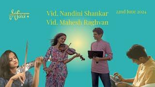 Namaste by Nandini Shankar and Mahesh Raghvan  SIFAA  22.06.24  Indian Fusion Music  Zurich CH