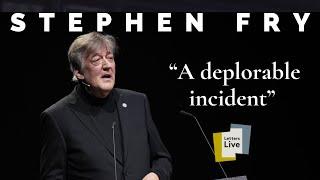 Stephen Fry reads a letter about a deplorable incident at the BBC Proms