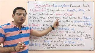 Fibrinolytics or Thrombolytic Part 02  Urokinase & Alteplase  Thrombolytics  Fibrinolytics