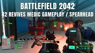Battlefield 2042 49 Kills + 42 Revives  Medic Gameplay on Spearhead No Commentary