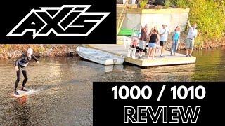 Hydrofoil Product Review  AXIS 1000 & 1010 Wings for Lake Foil Surfing & Hydrofoil Surfing