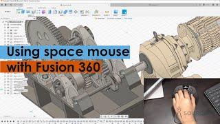 Working with 3Dconnexion space mouse in Fusion 360