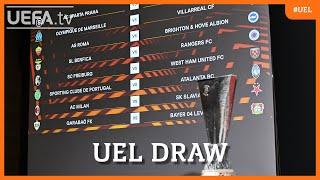 UEFA Europa League Round of 16 draw