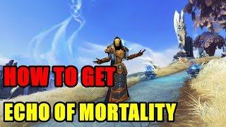The Eternal Traveler Quest WoW - How to get Echo of Mortality