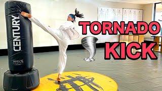 TORNADO KICK - 3 EASY STEPS  TKD