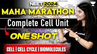 Complete Cell Unit in One Shot  Cell  Cell Cycle  Biomolecules  NEET 2024  Seep Pahuja