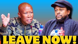 Julius Malema attacking Dr Mbuyiseni Ndlozi? LEAVE NOW