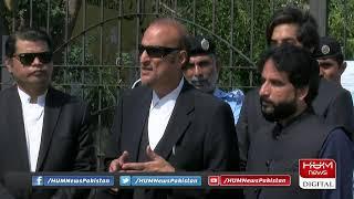 PTI Leader Babar Awan Important Media Talk  Imran Khan Arrest Warrant  Hum News