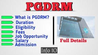 Post graduation diploma in risk management  PGDRM course details in Hindi #Info10