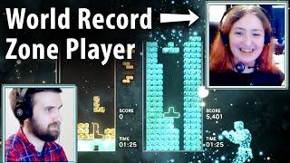 Attempting the Biggest Tetris Attack Ever in the Zone Battle on Tetris Effect Connected