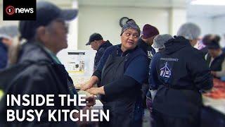 Inside the kitchen feeding thousands at Kīngi Tuheitia’s tangihanga  1News on TVNZ+