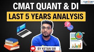 CMAT 2023  Quant & DI Last 5 Years Analysis  CMAT Preparation Strategy.