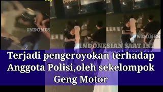 BUBARKAN BALAP LIAR GENG MOTOR SERANG POLISI DI JALAN TB SIMATUPANG CILANDAK JAKSEL.