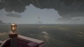 Sea of Thieves volcano erupting