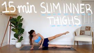 15MIN inner thigh pilates burn  slim & tighten your inner thighs  LIDIAVMERA