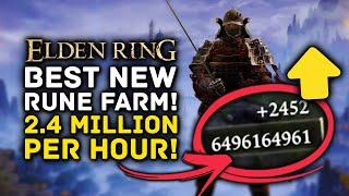 Elden Ring  BEST NEW RUNE FARM 2.4 Million Runes Per Hour - EarlyMid Game Levels