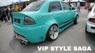 Proton Saga Turbo VIP Style Interior and Exterior  Mega Gathering 2K16 UPSI Tanjung Malim  Closeup