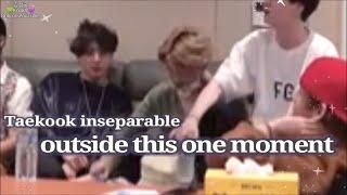 Taekook - They are inseparable outside this one moment