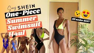 One Piece SHEIN Swimsuit Try on Haul