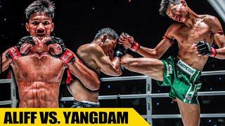 Insane Muay Thai Thriller  Aliff vs. Yangdam  Full Fight
