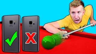 DO NOT Try Phone TRICK SHOTS in REAL LIFE Challenge