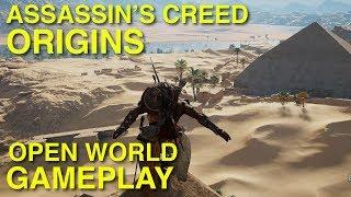 Assassins Creed Origins - Open World Free Roam Gameplay No Commentary Xbox One X 4k