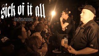 SICK OF IT ALL 01212024 JAPAN TOUR 2024 FINAL