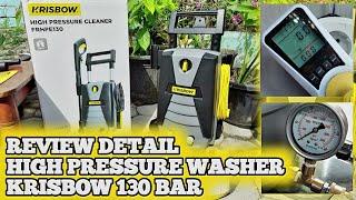 Krisbow 130 Bar Jet Cleaner Review  high pressure motorbike and car washing machines