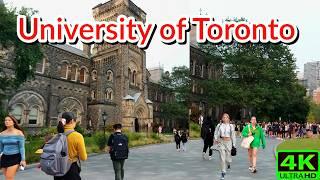 【4K】THE WORLDS FOURTH UNIVERSITY RANKING  UNIVERSITY OF TORONTO CAMPUS TOUR