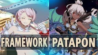 GBVSRFramework Beatrix Vs Patapon Zooey High Level Gameplay.