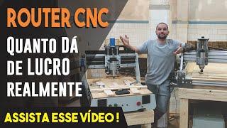 Quanto Consigo Lucrar com uma Router CNC