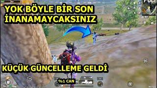 120 FPS KÜÇÜK GÜNCELLEME GELDİ  YOK BÖYLE BİR SON İNANAMAYACAKSINIZ ONE MAN SQUAD PUBG MOBİLE