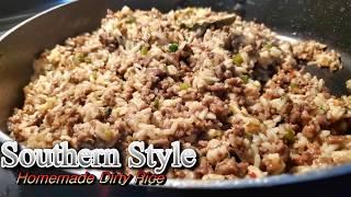 Southern Style Dirty Rice  Dirty Rice with Sausage & Ground Beef