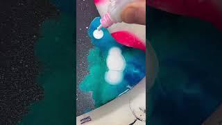 Creating the base for these galaxy themed resin art letters