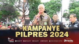 Ganjar Pranowo Blusukan ke Pasar Palimo & Pasar 16 Ilir Palembang  2 Januari 2024