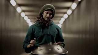 Solo Hang Drum in a Tunnel  Daniel Waples - Hang in Balance  London - England HD