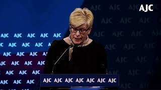 Lithuanian Prime Minister Ingrida Šimonytė Calls for Action Against Irans IRGC at AJC Global Forum