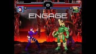 Psylocke VS Akuma & Ogre