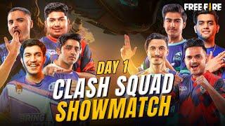 Clash Squad Showmatch Day 1  Free Fire Esports Pakistan