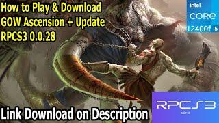 How to Play GOW Ascension RPCS3 0.0.28  Easy Tutorials  2023