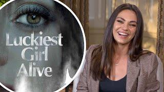 Mila Kunis Reveals How Ashton Kutcher Saved Her While Filming LUCKIEST GIRL ALIVE  Interview