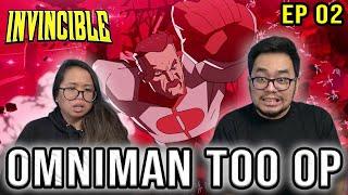 INVINCIBLE Episode 2 REACTION OMNI-MAN VS FLAXANS REVIEW