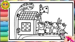 Peppa Pig and her friends in tree house  Peppa Pig Full Official Episodes . Peppa Pog Coloring book