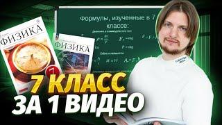 ВСЯ ФИЗИКА 7 КЛАСС С НУЛЯ за 1 час  ОГЭ по физике 2024