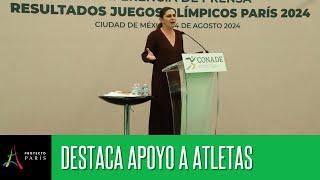 Ana Gabriela Guevara destaca balance positivo de México en París 2024