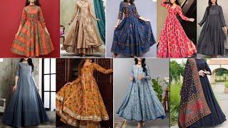 New lawn long frock designs 2023  anarkali plain frocks