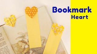 How to make an origami heart bookmark useful origami