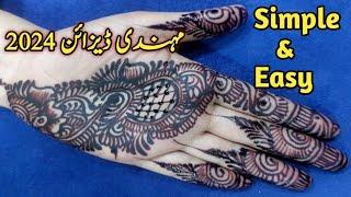 Easy Mehndi design 2024  Beautiful mehndi design 2024  Mehndi design 2024  Mehndi