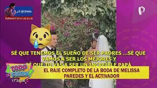 ¡Un sueño hecho realidad La fastuosa boda de Melissa Paredes y Anthony Aranda