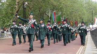 The Band Bugles Pipes and Drums of the Royal Irish Regiment - Combined Irish Regiments Cenotaph